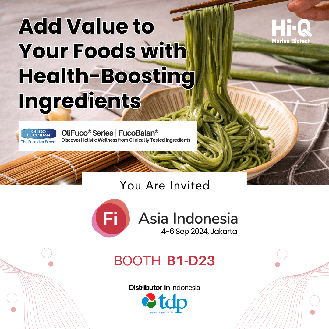 Hi-Q to Showcase Functional Health Ingredients at Fi Indonesia 2024